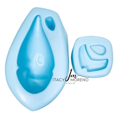 Molde Tubarão P - 10cm - Coleção Itacy Moreno na internet