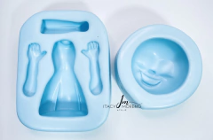 Molde Alegria (com boca marcada) - 14cm - Coleção Itacy Moreno - comprar online