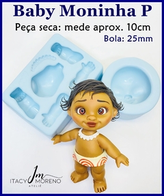 Molde Baby Moninha P - 10 cm - Coleção Itacy Moreno
