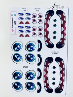 Olhos Resinados Divertidamente kit 2 - Geisa Rocha