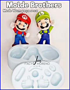 Molde Brothers - 10cm - Coleção Itacy Moreno