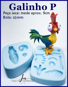 Molde Galinho P - 9 cm - Coleção Itacy Moreno