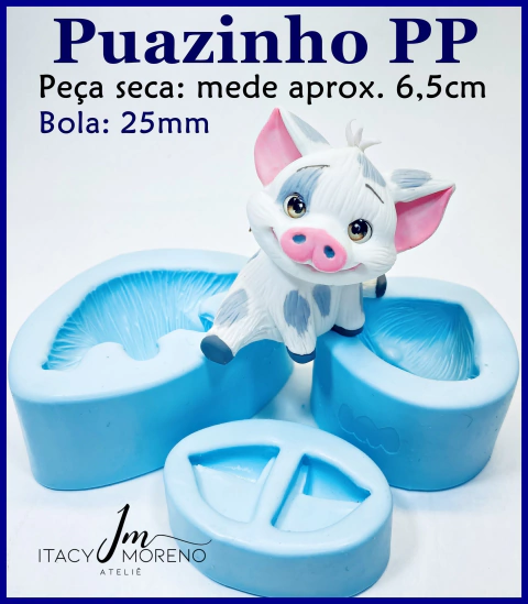 Molde Puazinho PP - 6,5 cm - Coleção Itacy Moreno