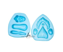 Molde Macaco Rei Leo M - 8cm - Coleção Itacy Moreno na internet