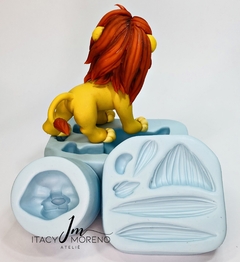 Molde Rei Leo - 12 cm - Coleção Itacy Moreno - comprar online