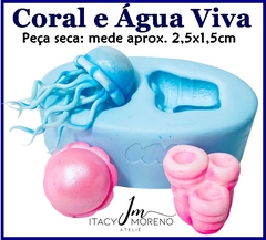 Molde Coral e Água Viva - Coleção Itacy Moreno - comprar online