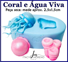 Molde Coral e Água Viva - Coleção Itacy Moreno - comprar online