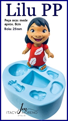 Molde Lilu PP- 8 cm - Coleção Itacy Moreno - comprar online
