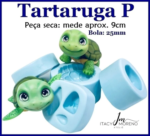 Molde Tartaruga P - 9cm Coleção Itacy Moreno - comprar online