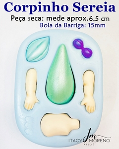 Molde Corpinho Sereia - Coleção Itacy Moreno