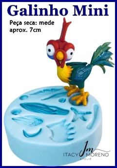 Molde Galinho Mini - 7cm - Coleção Itacy Moreno - comprar online