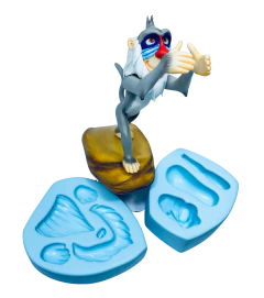 Imagem do Molde Macaco Rei Leo G - 10cm - Coleção Itacy Moreno