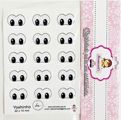 Olhos Resinados Monicart's - Yoshinho - CARTELA PEQUENA