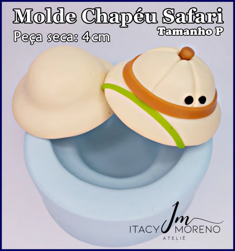Molde Chapéu Safari P _ Coleção Itacy Moreno