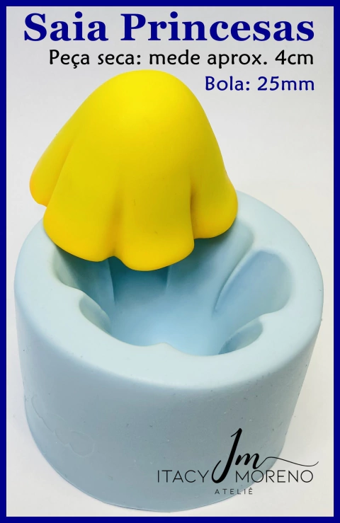 Molde Saia Princess - Coleção Itacy Moreno