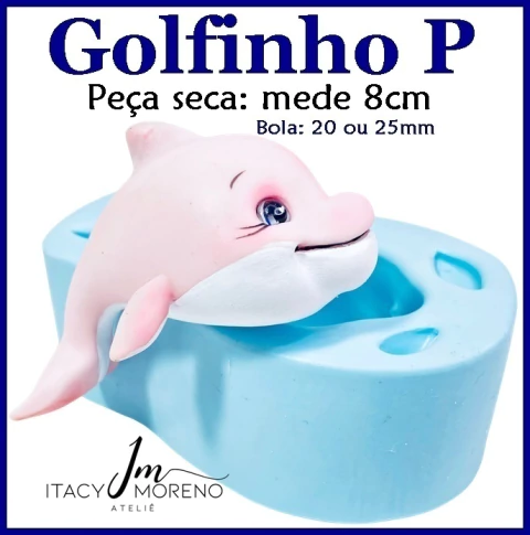 Molde Golfinho P - 8cm - Coleção Itacy Moreno - comprar online