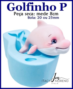 Molde Golfinho P - 8cm - Coleção Itacy Moreno - Itacy Moreno Ateliê