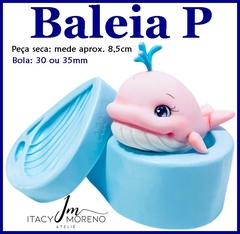 Molde Baleia P - 8,5cm - Coleção Itacy Moreno - comprar online