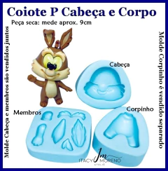 Molde Cabeça e Membros Baby Coiote - P - Coleção Itacy Moreno - comprar online