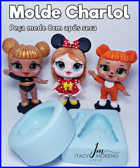 Molde Itacy Moreno - Boneca LOL - Charlol