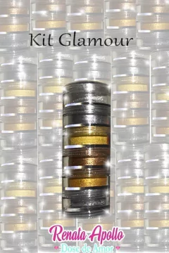 Corante em Pó Renata Apollo - KIt Glamour - 6 Cores Brilhante