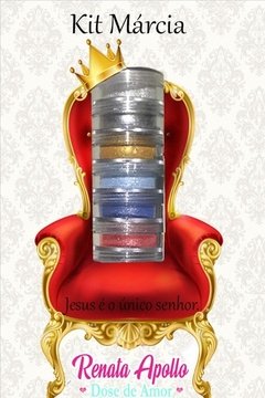 Corante em Pó Renata Apollo - Kit Márcia - 6 Cores Brilhante