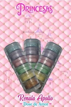 Corante em Pó Renata Apollo - Kit Princesas - 6 Cores Perolado