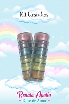 Corante em Pó Renata Apollo - Kit Ursinhos - 6 Cores Brilhante