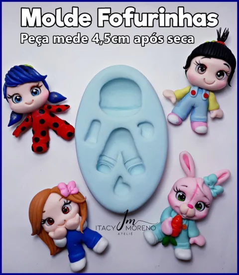 Molde Fofurinhas - Coleção Itacy Moreno