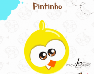 Cortador Azul - Pintinho Amarelinho - 4cm - com 2 peças