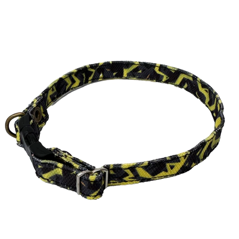 Collar para perro, gato, mascota, regulable, reforzado, estampado. Ideal para petshop y veterinarias. Panda Rojo Deco.