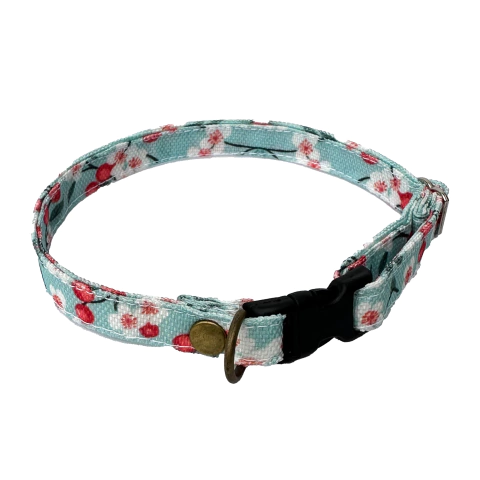 Collar para perro, gato, mascota, regulable, reforzado, estampado. Ideal para petshop y veterinarias. Panda Rojo Deco.