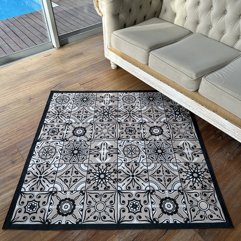 Alfombra Textil 122x122cm 4 (No es vinílica)