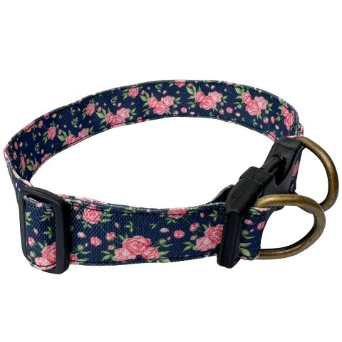 Collar para perro, gato, mascota, regulable, reforzado, estampado. Ideal para petshop y veterinarias. Panda Rojo Deco.