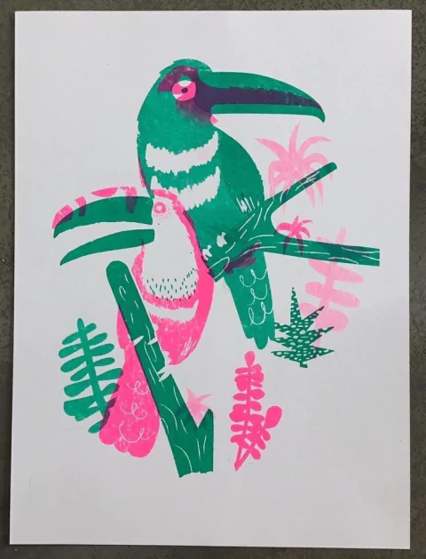 Poster Tucán - Humo Books