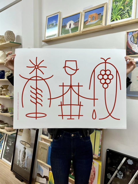 Poster Lardito #2 - María Centeno