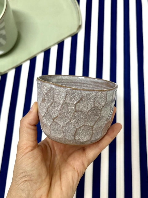 Pocillo bajo facetado - Karina Quinteros