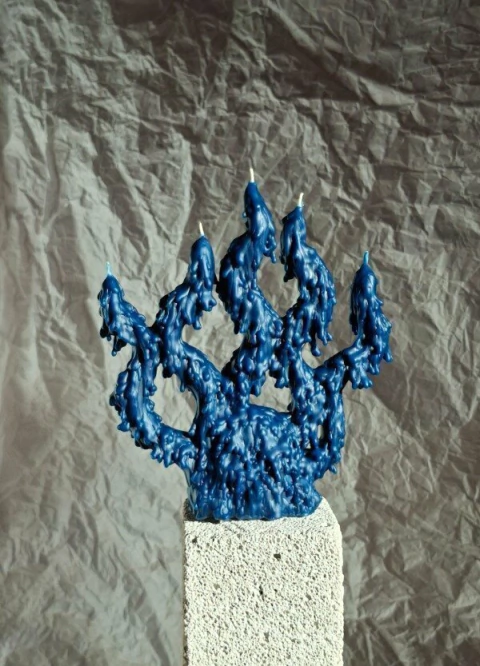 Vela coralito 5 mechas - Partícula - comprar online