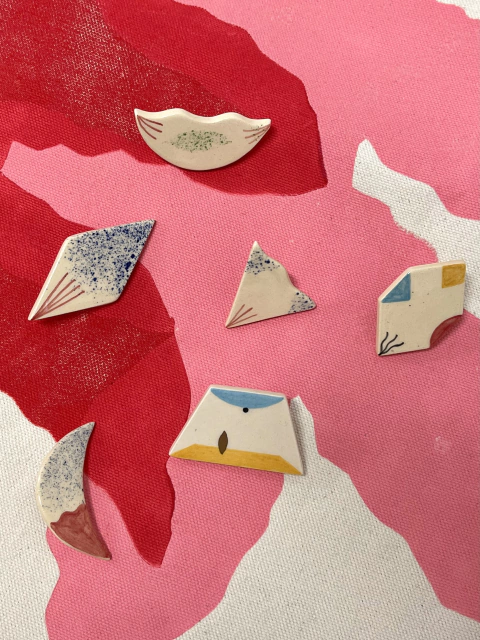 Prendedor de cerámica - Lola Goldstein