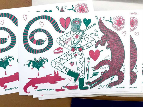 Serigrafía/ calcomanía - Powerpaola