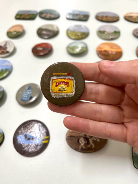 Prendedor caja fósforo -Javier Velasco