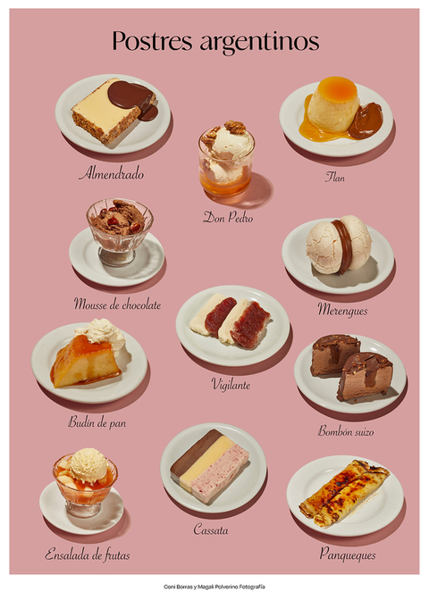 Poster Postres Argentinos - Magali Polverino