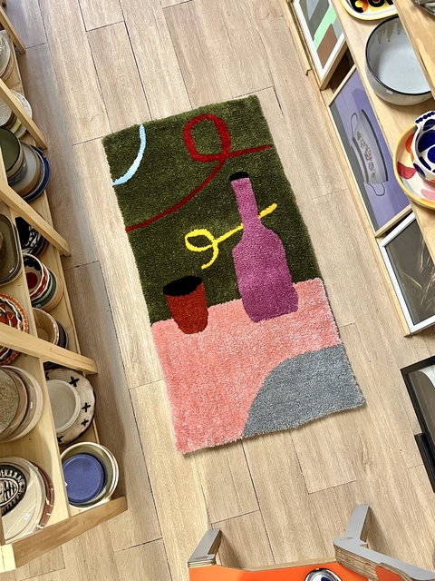 Alfombra Vino y Vaso - Ruga