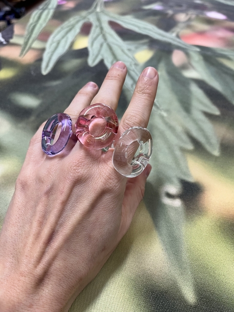Anillo melted de vidrio - Galaxia