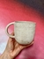 Taza crema y ladrillo manchada brillante asa duo - Karina Quinteros - comprar online