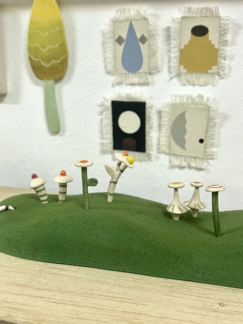 Mini flor de cerámica - Lola Goldstein