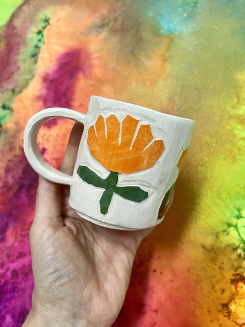 Taza flores y bichos - Nono Pautasso - comprar online