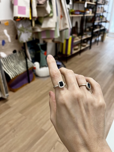 Anillo kitsch plata - Galaxia