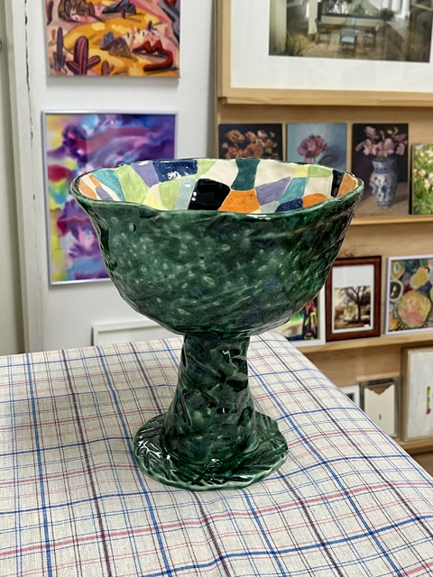 Cuenco con pie o frutera - Sra Pot - comprar online