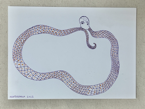 Sin Título (serpiente) - Powerpaola